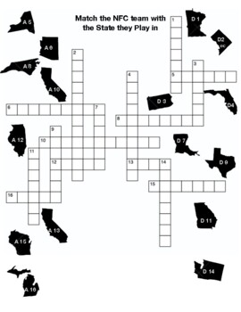 Nfl Teams Crossword