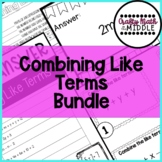 Combining Like Terms Bundle