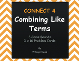 Combining Like Terms - Connect 4 Game