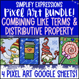 Combining Like Terms & Distributive Property Digital Pixel