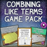 Combining Like Terms Activity Bundle