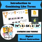 Combining Like Terms - Google Slides - Peardeck 