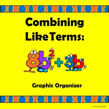 Preview of Combining Like Terms: Graphic Organizer