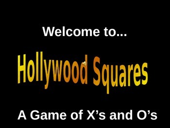 Preview of Combining Like Terms Hollywood Squares Game