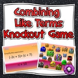 Combining Like Terms Review Game
