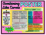 Combining Like Terms Poster