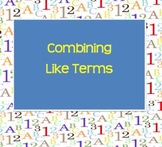 Combining Like Terms Quick Review