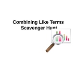 Combining Like Terms Scavenger Hunt