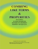 Combining Like Terms and Properties