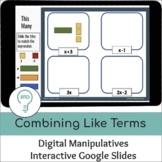 Combining Like Terms with Algebra Tiles | Interactive Digi