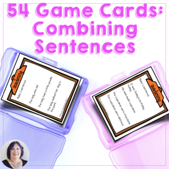 Preview of Combining Sentences 54 Game Cards for Speech Language Therapy