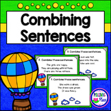 Combining Sentences - Task Cards - Grammar Practice