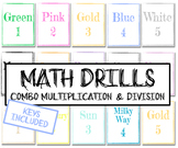 Combo Math Drills - Multiplication & Division Combined