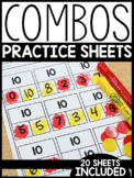 Combos and Number Bond Practice Sheets
