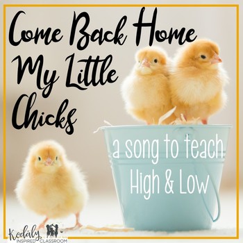 Preview of Come Back Home My Little Chicks: a folk song for preparing so-mi