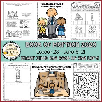 Come, Follow Me 2020 - Week 24 by Little Bee Learners | TpT