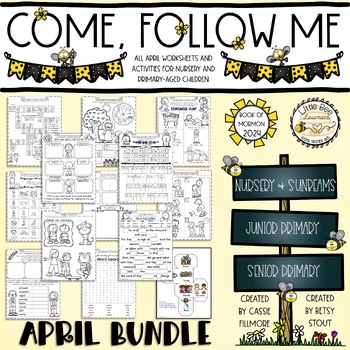 Preview of Come, Follow Me 2024 - April Bundle - Book of Mormon- Primary and Family