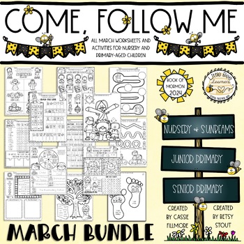 Preview of Come, Follow Me 2024 - March Bundle - Book of Mormon- Primary and Family