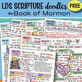 FREE LDS Scripture Doodles | Come Follow Me | Book of Mormon