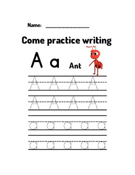 Preview of Come practice writing