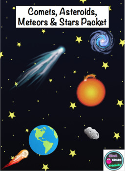 Preview of Comets, Asteroids, Meteors & Stars Packet
