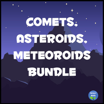 Preview of Comets, Asteroids, Meterors Bundle