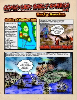 Preview of Comic 180: Early America, 6.4 (Early Battles of the American Revolution))