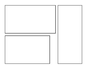 Comic Book Activity Sheets- Landscape Page Layout 5 ct. | TpT