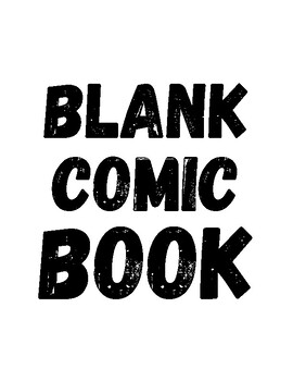Preview of Comic Book Blank -PDF FORMAT