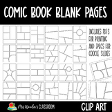 Comic Book Blank Template Pages - Graphic Novel Templates 