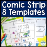 Comic Strip Templates | Comic Book Paper or Graphic Novel 