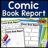 Comic Book Report Template: Students Design a Comic Strip 