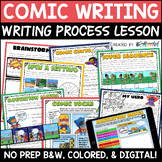 Comic Book Writing NO PREP Printable and Digital Activities