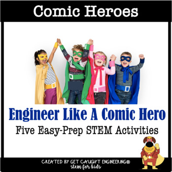 Preview of Comic Heroes and STEM Activities