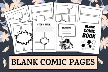 Preview of Comic Strip Templates-Creative Your Own Comic-100 Creative layout