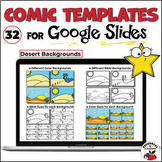 Comic Strip Book Templates for Google Slides | Desert Background