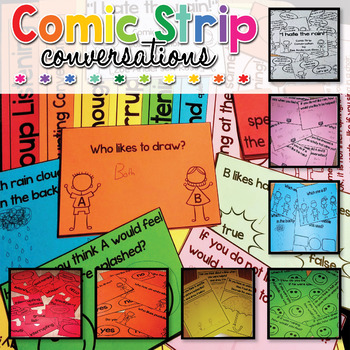 Preview of Comic Strip Conversations Introduction Starter Kit- Social Skills for Autism ABA