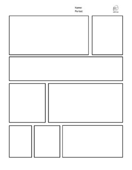 Preview of Comic Strip / Graphic Novel Template