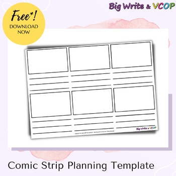 Preview of Comic Strip Planning Template