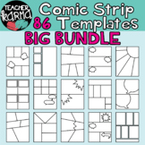 Comic Strip Template BUNDLE - 86 PCS - Comic Book