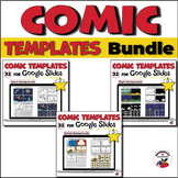 Comic Strip Template Google Slides Bundle - School | Space