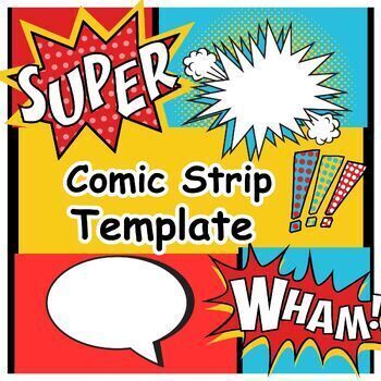 Preview of Comic Strip Template Pages for Creative Assignments