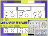 Comic Strip Template for Projects, Dialogue Practice, Crea