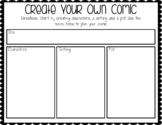 Comic Strip Template with Planning Pages & Multiple Formats