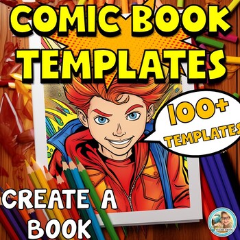 Preview of Comic Strip Templates | Blank Comic Book Pages | Lesson
