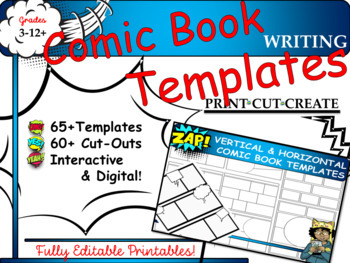 Preview of Comic Book Strip Writing Templates & Story Boards