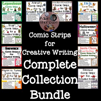 Preview of Comic Strips for Creative Writing Complete Collection