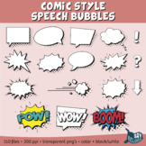 Comic Style Speech Bubbles & Arrows - Commercial