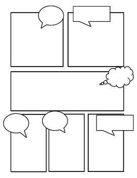 Comic Templates by Miss Zucchetto | TPT
