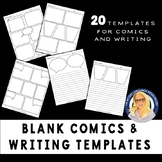 Comic Templates and Writing Prompt Templates! 20 in all!
